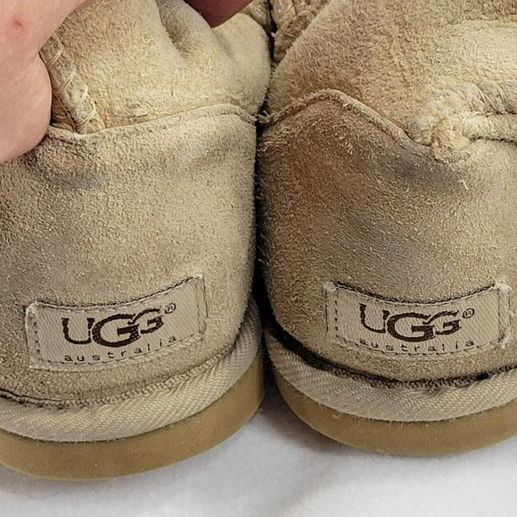 UGG Australia Classic Tall Boots Womens 7 Leather Genuine Sheepskin #5815 F8006C - Picture 8 of 11